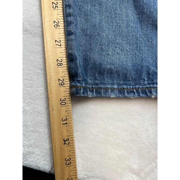 Banana Republic Jeans Mens 30x32 Denim Straight Fit Vintage Blue Wash - Picture 8 of 9